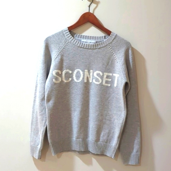 Ellsworth & Ivey Gray Sconset Crewneck Sweater - Picture 1 of 4